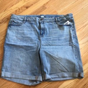 New Old Navy denim shorts sz 28 plus tall